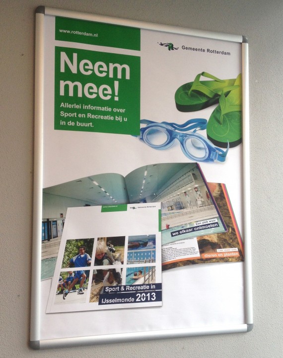 Vormgeving Poster "Sport en recreatie in IJsselmonde"